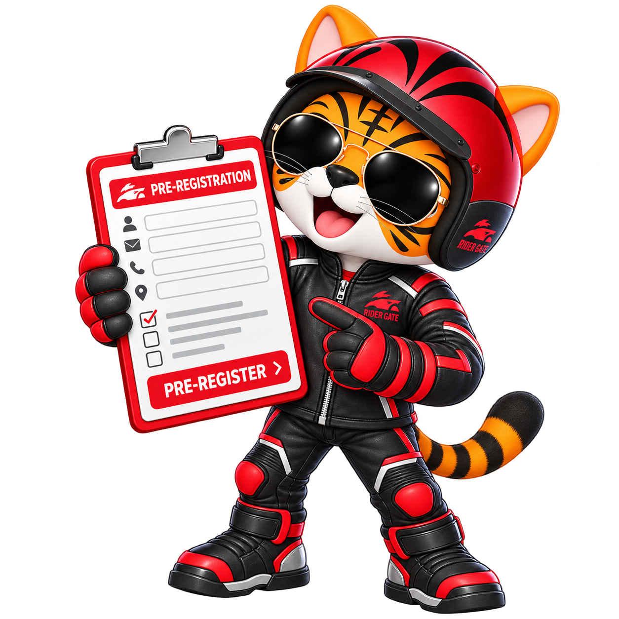 Rider Gate mascot